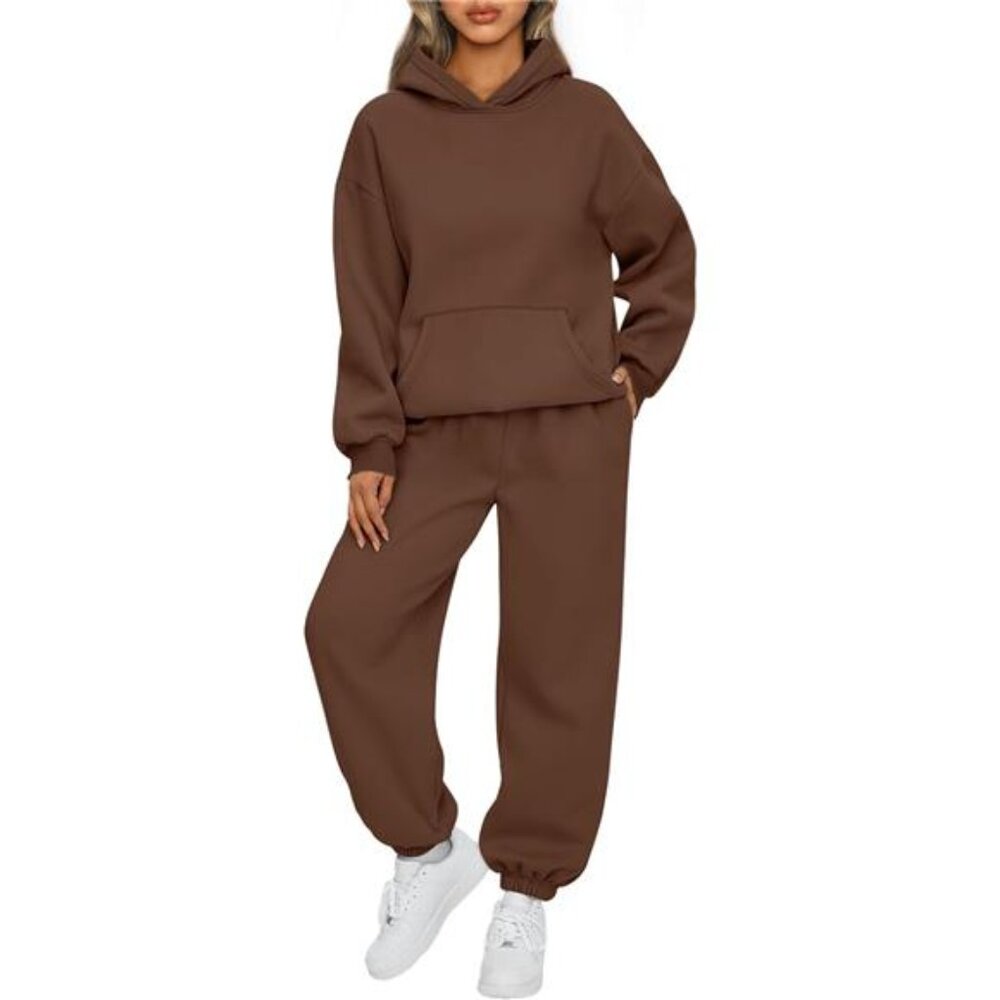 Oversized Hoodie & Sweatpants Set – Two Piece Lounge Outfit with Pockets